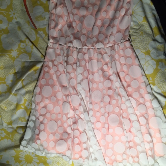 Peach Polka Dot Dream Dress $8✴️2/$12✴️3/$15 - Picture 7 of 7